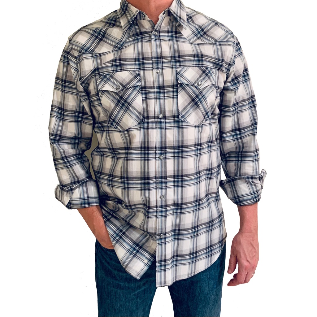 L/S Plaid Button-Down